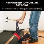 UNIMAC NHF100 37-50mm 16ga Flooring Air Gun Driver, Heavy Duty Pneumatic Floor Nail Gun - Image 4