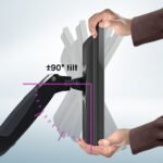 FORTIA Triple Computer Monitor Mount Stand for Desk with 3 Adjustable Arm Holder for 15 to 32 inch Displays - Image 7