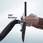 FORTIA Triple Computer Monitor Mount Stand for Desk with 3 Adjustable Arm Holder for 15 to 32 inch Displays - Image 8