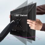 FORTIA Triple Computer Monitor Mount Stand for Desk with 3 Adjustable Arm Holder for 15 to 32 inch Displays - Image 9