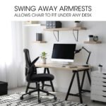 FORTIA Ergonomic Mesh Office Chair Computer Seat Adjustable Recline, Black - Image 5