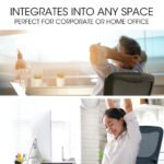 FORTIA Ergonomic Mesh Office Chair Computer Seat Adjustable Recline, Black - Image 10