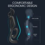 Fortia Ergonomic Office Desk Chair, Coolmesh Fabric, Adjustable Lumbar Support, Headrest, Armrest and Recline, Black Mesh/Black Frame - Image 3