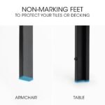 FORTIA 7pc Outdoor Dining Furniture Set, Table and Chairs Setting for Outside - Image 5