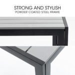 Fortia 90 x 90cm Outdoor Dining Table, Square, Furniture for Outside - Image 5