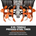 PLANTCRAFT 46CC Garden Cultivator Tiller Handheld 15" Inch Petrol 4-Stroke Titan 9 - Image 2