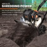PLANTCRAFT 46CC Garden Cultivator Tiller Handheld 15" Inch Petrol 4-Stroke Titan 9 - Image 4