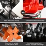 PLANTCRAFT 46CC Garden Cultivator Tiller Handheld 15" Inch Petrol 4-Stroke Titan 9 - Image 6