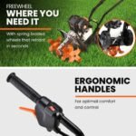 PLANTCRAFT 46CC Garden Cultivator Tiller Handheld 15" Inch Petrol 4-Stroke Titan 9 - Image 7