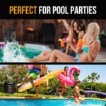 M&B Portable Splash Proof 80W Bluetooth Party Speaker, IPX4, TWS Pairing, Multi-Input, Lithium Battery, RGB, USB Charging - Image 4