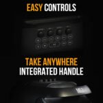 M&B Portable Splash Proof 80W Bluetooth Party Speaker, IPX4, TWS Pairing, Multi-Input, Lithium Battery, RGB, USB Charging - Image 10