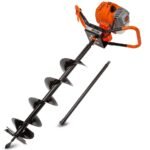 Baumr-AG Post Hole Digger 62CC Posthole Earth Auger Fence Borer Petrol Drill Bit