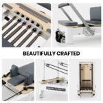 PROFLEX Aluminium Pilates Reformer Machine, Stretch Bed with box and jump board accessories - Image 4