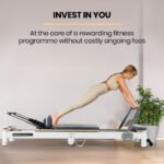 PROFLEX Aluminium Pilates Reformer Machine, Stretch Bed with box and jump board accessories - Image 8