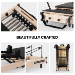 PROFLEX Wooden Pilates Reformer Machine, Stretch Bed with box and jump board accessories - Image 4