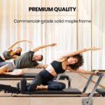 PROFLEX Wooden Pilates Reformer Machine, Stretch Bed with box and jump board accessories - Image 6