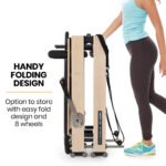 PROFLEX Wooden Pilates Reformer Machine, Stretch Bed with box and jump board accessories - Image 7