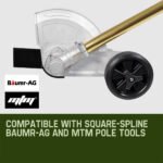 Baumr-AG Grass Edger Attachment Pole Garden Trimmer Brushcutter Lawn Edge - Image 3