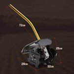 Baumr-AG Tiller Pole Attachment Rotary Hoe Cultivator Commercial Multi Extension - Image 6