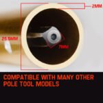 Baumr-AG Tiller Pole Attachment Rotary Hoe Cultivator Commercial Multi Extension - Image 7