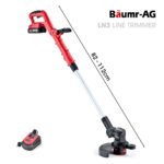 BAUMR-AG LN3 20V SYNC Cordless 2in1 Line Trimmer & Lawn Edger, with Battery and Charger Kit, Adjustable head, Guide Wheel - Image 2