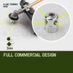 BAUMR-AG 65cc 9in1 Long Reach Garden Multi-tool, Pole Saw, Hedge & Line Trimmer, Brush Cutter, 12" Tree Trimming Pruning Chainsaw Bar, 2 Extension Shafts - Image 12