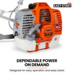 MTM 62cc 7in1 Brush Cutter Garden Multi-Tool , Pole Hedge & Line Trimmer, Bullhorn Handle, 12" Tree Trimming Pruning - Image 4