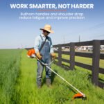 MTM 62cc 7in1 Brush Cutter Garden Multi-Tool , Pole Hedge & Line Trimmer, Bullhorn Handle, 12" Tree Trimming Pruning - Image 7