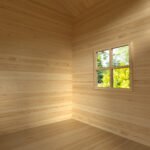 ROVO KIDS Wooden Tower Cubby House with Slide, Sandpit, Climbing Wall, Noughts & Crosses, Natural Colour - Image 4