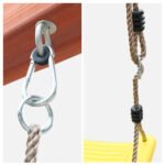 Rovo Kids Outdoor Slide and Swing Play Set with Climbing Wall and Sandpit - Image 4