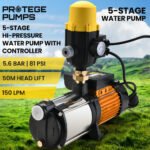Protege Multi Stage Water Pump High Pressure Rain Tank Garden Farm House - Image 10