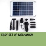 Protege 50W Solar Powered Fountain Submersible Water Pump Pond Kit Power Garden Panel - Image 4