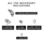 PROTEGE Grey Water Pump, with 3 Inlet, for House, Bathroom, Shower, Sink, Washing Machine - Image 10