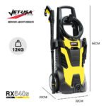 JET-USA RX540s Electric High Pressure Washer, 2900PSI 2 Nozzles, Brush Head, Deck Cleaner, Detergent Bottle - Image 2