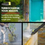 JET-USA RX540s Electric High Pressure Washer, 2900PSI 2 Nozzles, Brush Head, Deck Cleaner, Detergent Bottle - Image 7