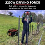 BAUMR-AG HP360e 2200W Electric Post Driver, with 2 Piling Socket Sleeves - Image 7