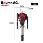 BAUMR-AG HP480 55cc 4-Stroke Petrol Post Driver, with 2 Piling Socket Sleeves - Image 9