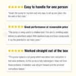 1HP Submersible Bore Water Pump Deep Well Irrigation Stainless Steel 240V - Image 2