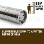 1HP Submersible Bore Water Pump Deep Well Irrigation Stainless Steel 240V - Image 6