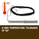 1HP Submersible Bore Water Pump Deep Well Irrigation Stainless Steel 240V - Image 7