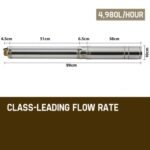 Protege 1.5HP Submersible Bore Water Pump Deep Well Irrigation Stainless Steel - Image 13
