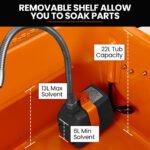 Unimac 22L Auto Parts Washer, for Home, Business and Small Garages - Image 8