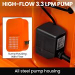 Unimac 86L Heavy Duty Multi Purpose Auto Parts Washer, with Removable Work Shelf, Parts Basket - Image 6