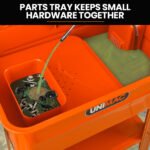 Unimac 86L Heavy Duty Multi Purpose Auto Parts Washer, with Removable Work Shelf, Parts Basket - Image 8