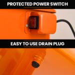 Unimac 86L Heavy Duty Multi Purpose Auto Parts Washer, with Removable Work Shelf, Parts Basket - Image 10