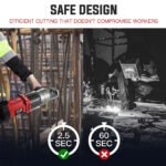 BAUMR-AG 850W 16mm Rebar Cutter Hydraulic Electric Reo Bar Portable Machine Re - Image 7