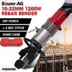 BAUMR-AG 10-22mm 1200W Heavy-Duty Electric Hydraulic Rebar Bender, Carry Case - Image 2