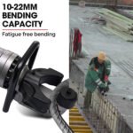 BAUMR-AG 10-22mm 1200W Heavy-Duty Electric Hydraulic Rebar Bender, Carry Case - Image 3