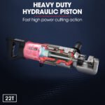 BAUMR-AG 4-20mm 1000W Heavy-Duty Electric Hydraulic Rebar Cutter, 3 Sec Cycle, Rear and Side Handle, Carry Case - Image 4