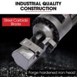 BAUMR-AG 4-20mm 1000W Heavy-Duty Electric Hydraulic Rebar Cutter, 3 Sec Cycle, Rear and Side Handle, Carry Case - Image 6